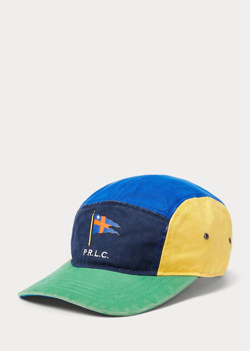 Gorra Polo Ralph Lauren Hombre Colour-Blocked Lona Five-Panel Chile Multicolor ETIZM-6127